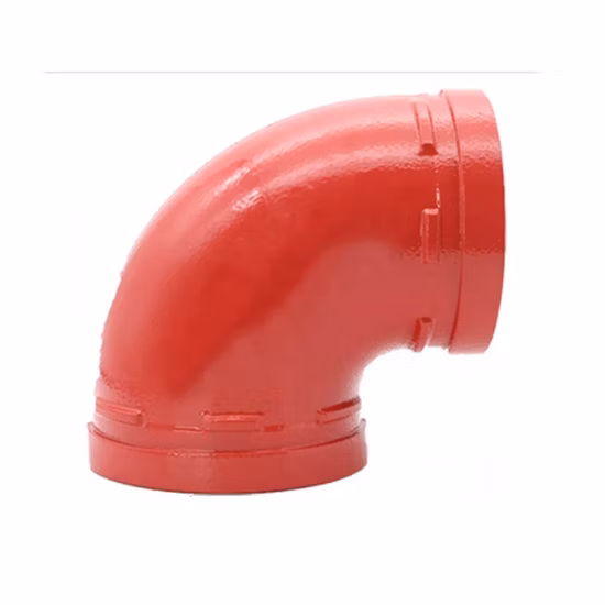 Condutor Galvanizado Pintura Epóxi Ferro fundido dúctil Conexões para tubos ranhuradas Aprovado pela FM para sistema de combate a incêndio